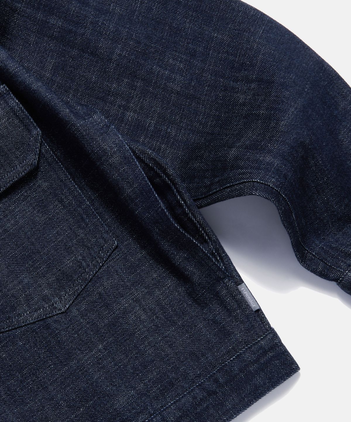 에스피오나지(ESPIONAGE) (JPN Fabric)Type 1 Kaihara Denim Trucker Jacket Dark Indigo