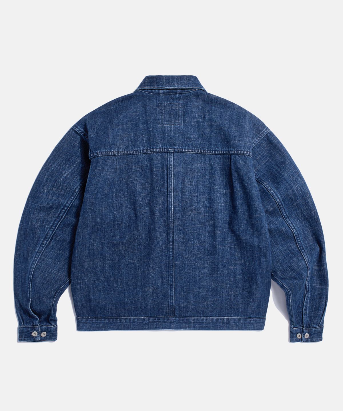 에스피오나지(ESPIONAGE) (JPN Fabric)Type 1 Kaihara Denim Trucker Jacket Mid Indigo