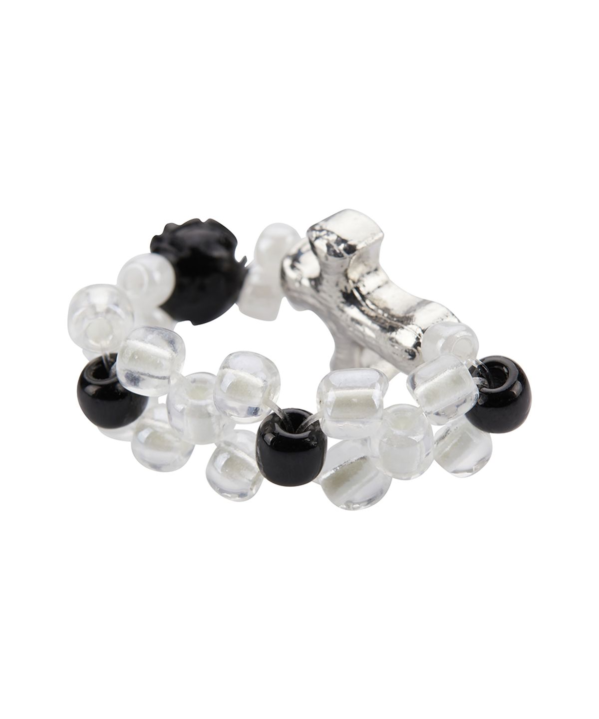 러브이즈트루(LUVISTRUE) EL CUBIC CROSS RING(BLACK)