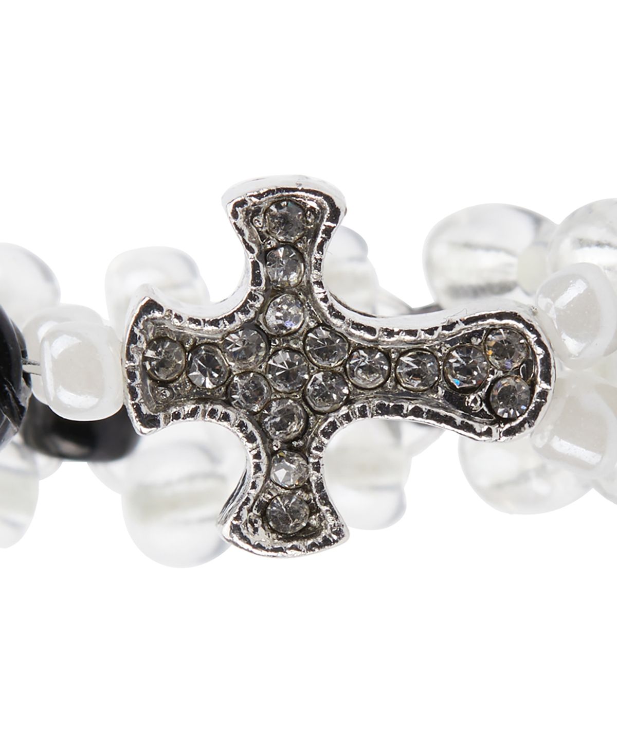 러브이즈트루(LUVISTRUE) EL CUBIC CROSS RING(BLACK)