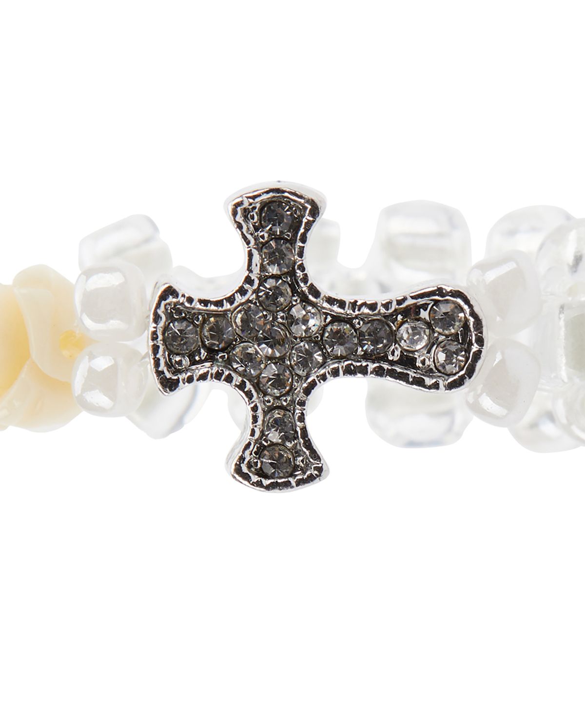 러브이즈트루(LUVISTRUE) EL CUBIC CROSS RING(IVORY)