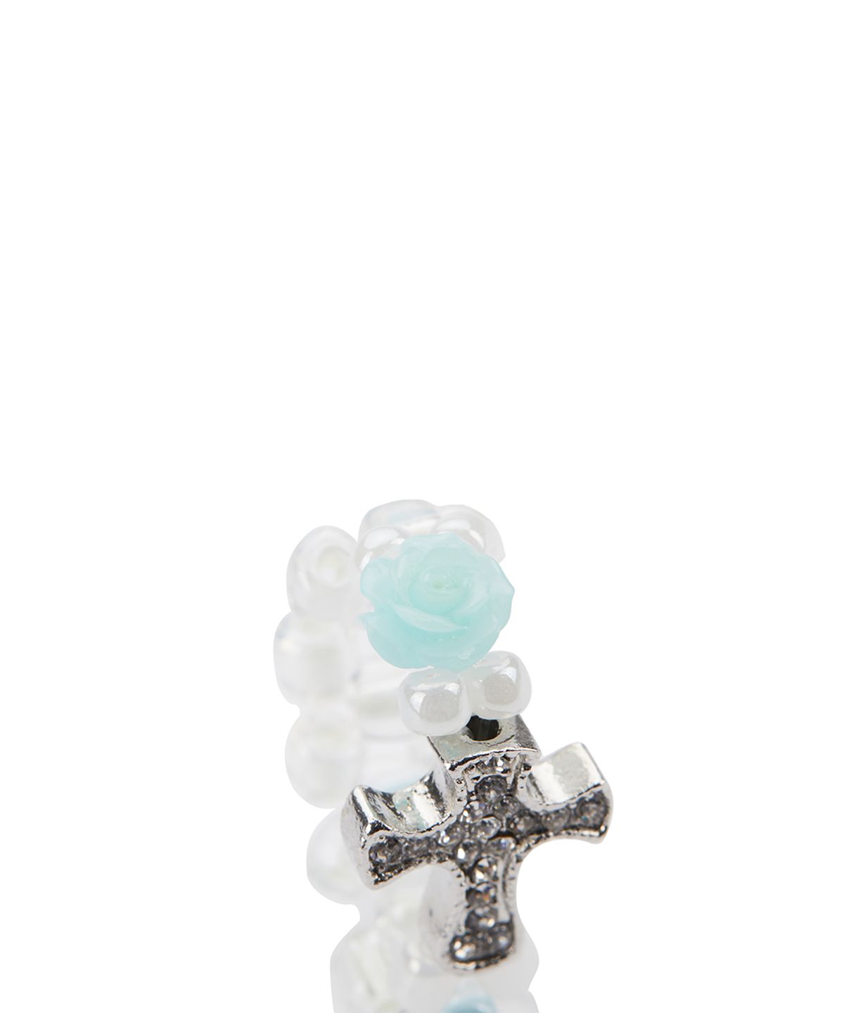 러브이즈트루(LUVISTRUE) EL CUBIC CROSS RING(MINT)