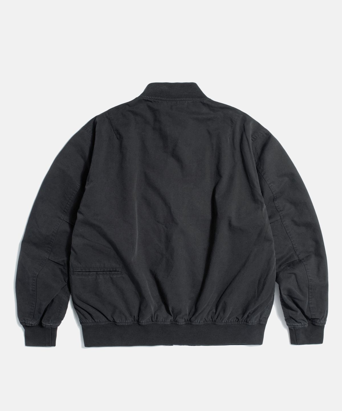 에스피오나지(ESPIONAGE) Zip Front Deck Jacket Black
