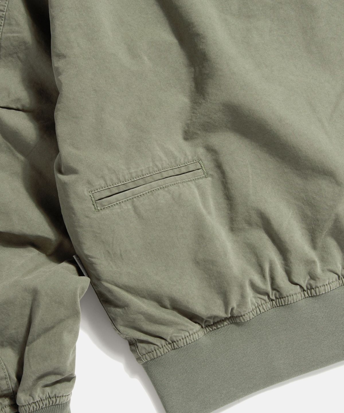 에스피오나지(ESPIONAGE) Zip Front Deck Jacket Olive