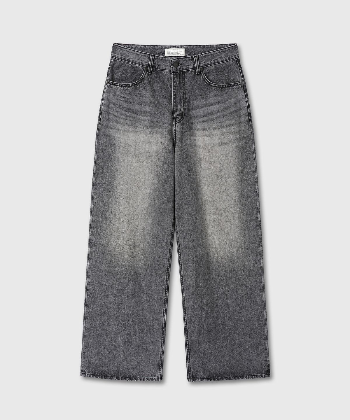 다이브인 우먼(DIVEIN WOMEN) W LOOSED WIDE DENIM PANTS (WASHED BLACK)