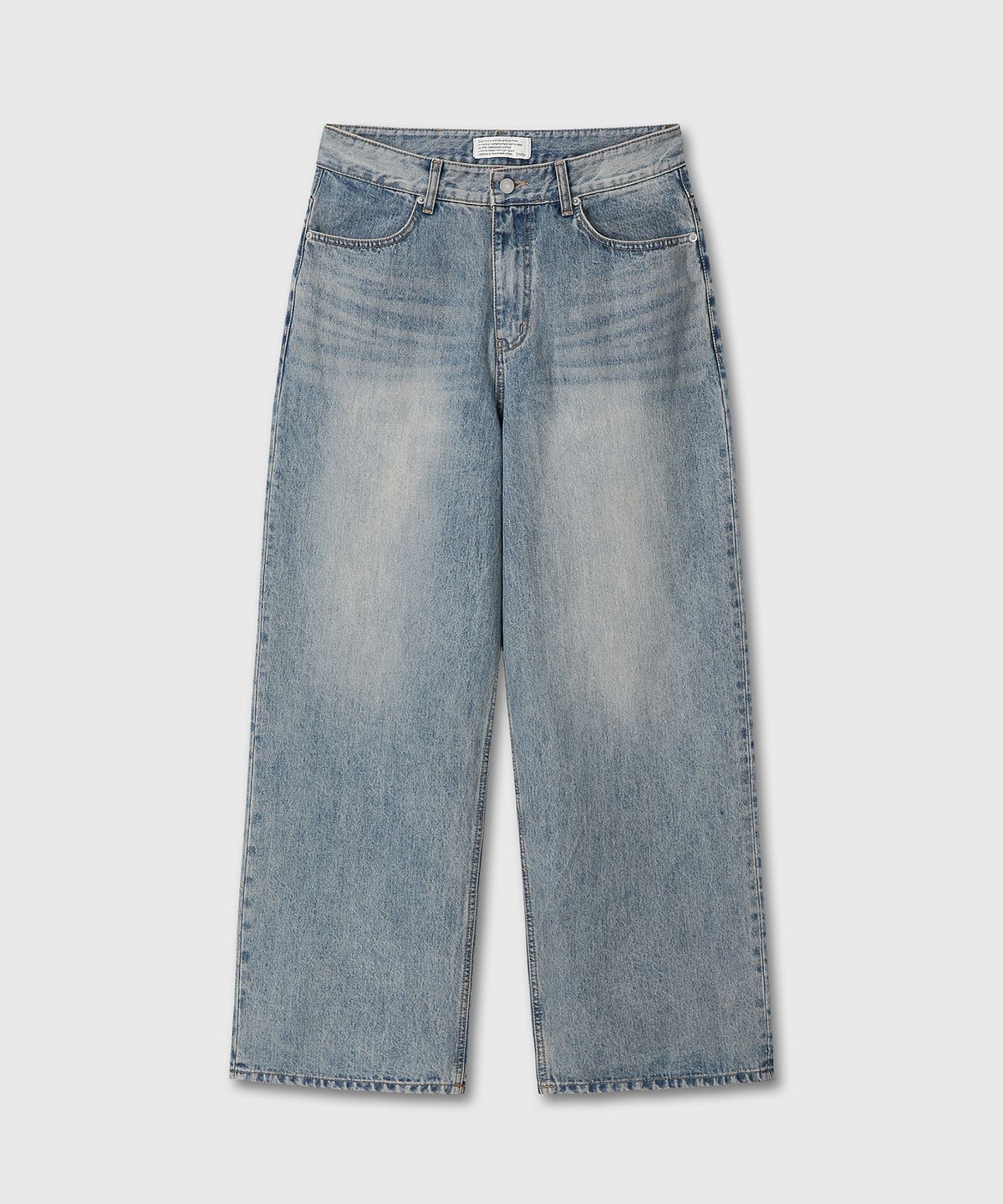 다이브인 우먼(DIVEIN WOMEN) W LOOSED WIDE DENIM PANTS (WASHED BLUE)