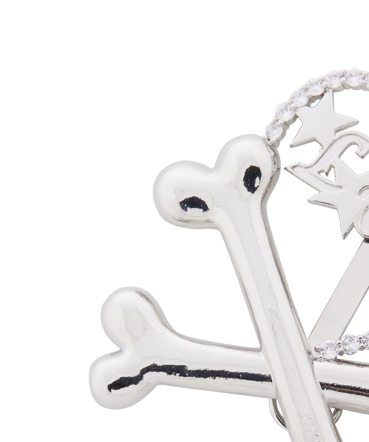 러브이즈트루(LUVISTRUE) EL HEART BONE PIN(SILVER)