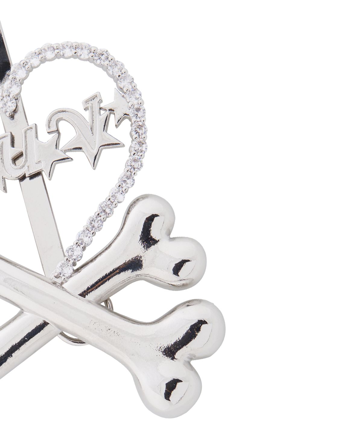 러브이즈트루(LUVISTRUE) EL HEART BONE PIN(SILVER)