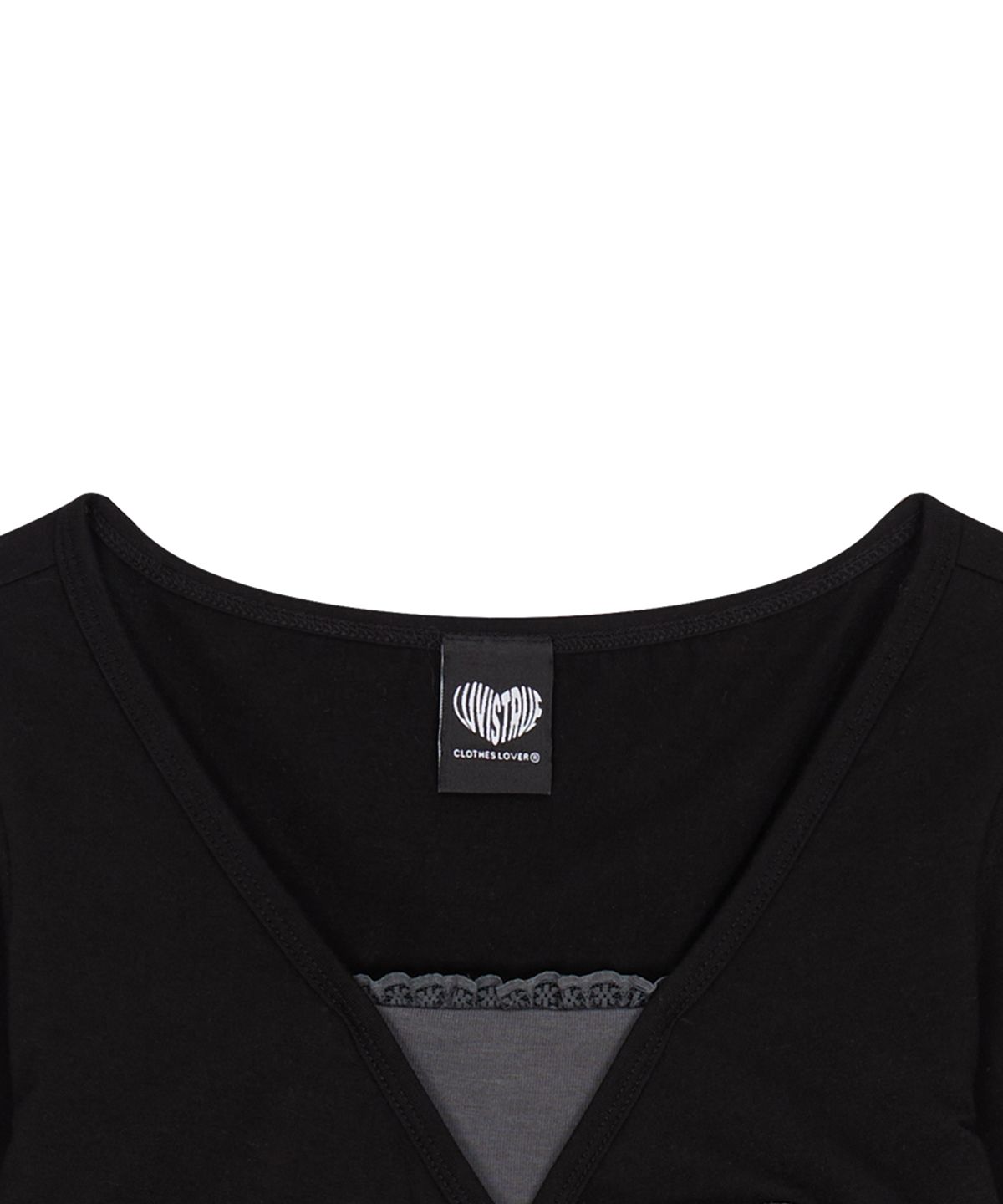 러브이즈트루(LUVISTRUE) EL HORSE SLIM-FIT TEE(BLACK)