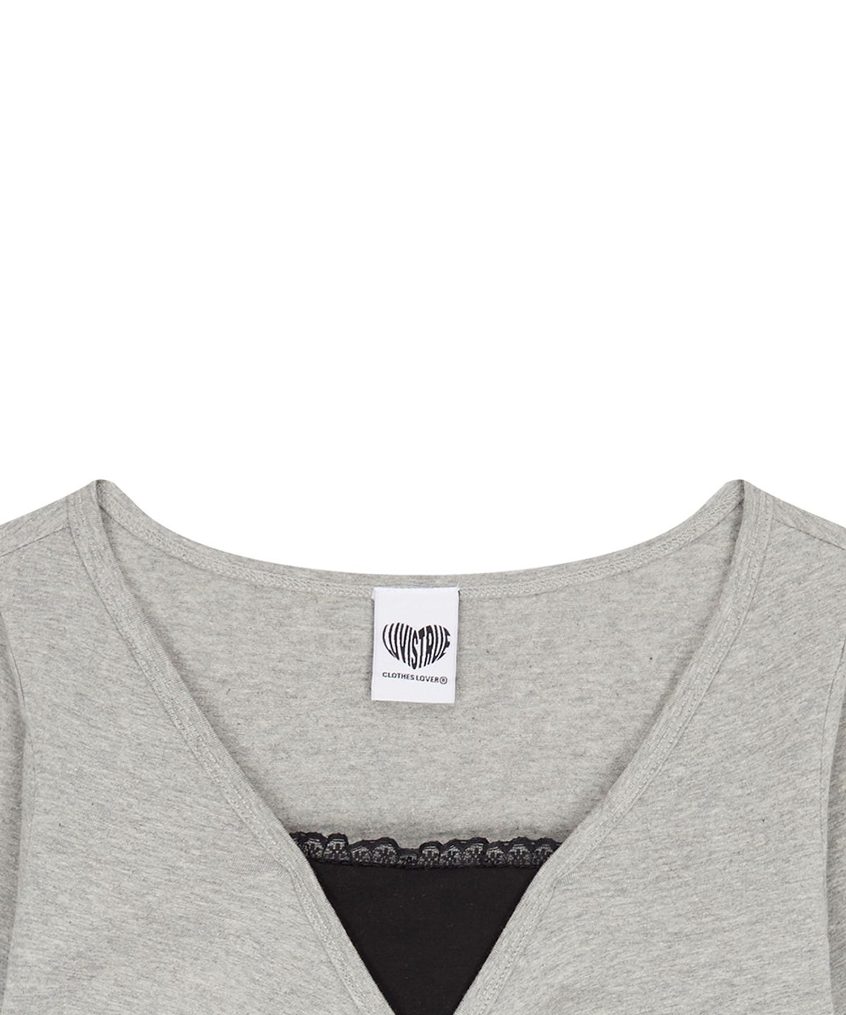러브이즈트루(LUVISTRUE) EL HORSE SLIM-FIT TEE(GRAY)