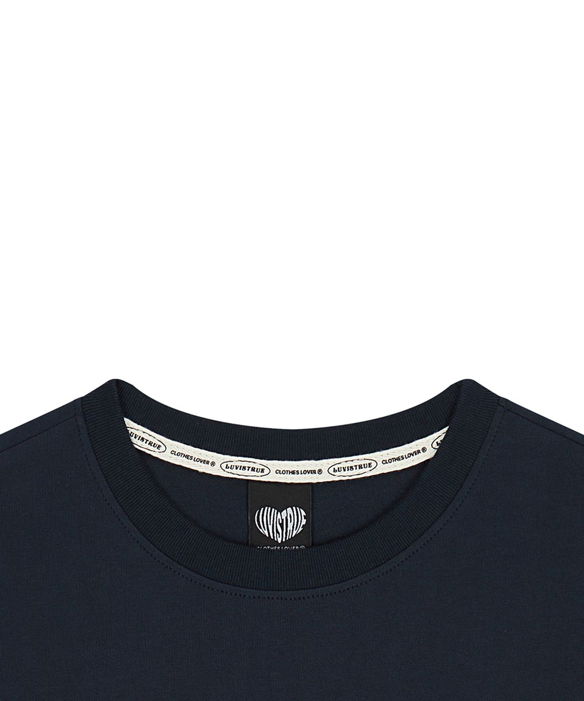 러브이즈트루(LUVISTRUE) EL LUVISTRUE LOGO TEE(NAVY)