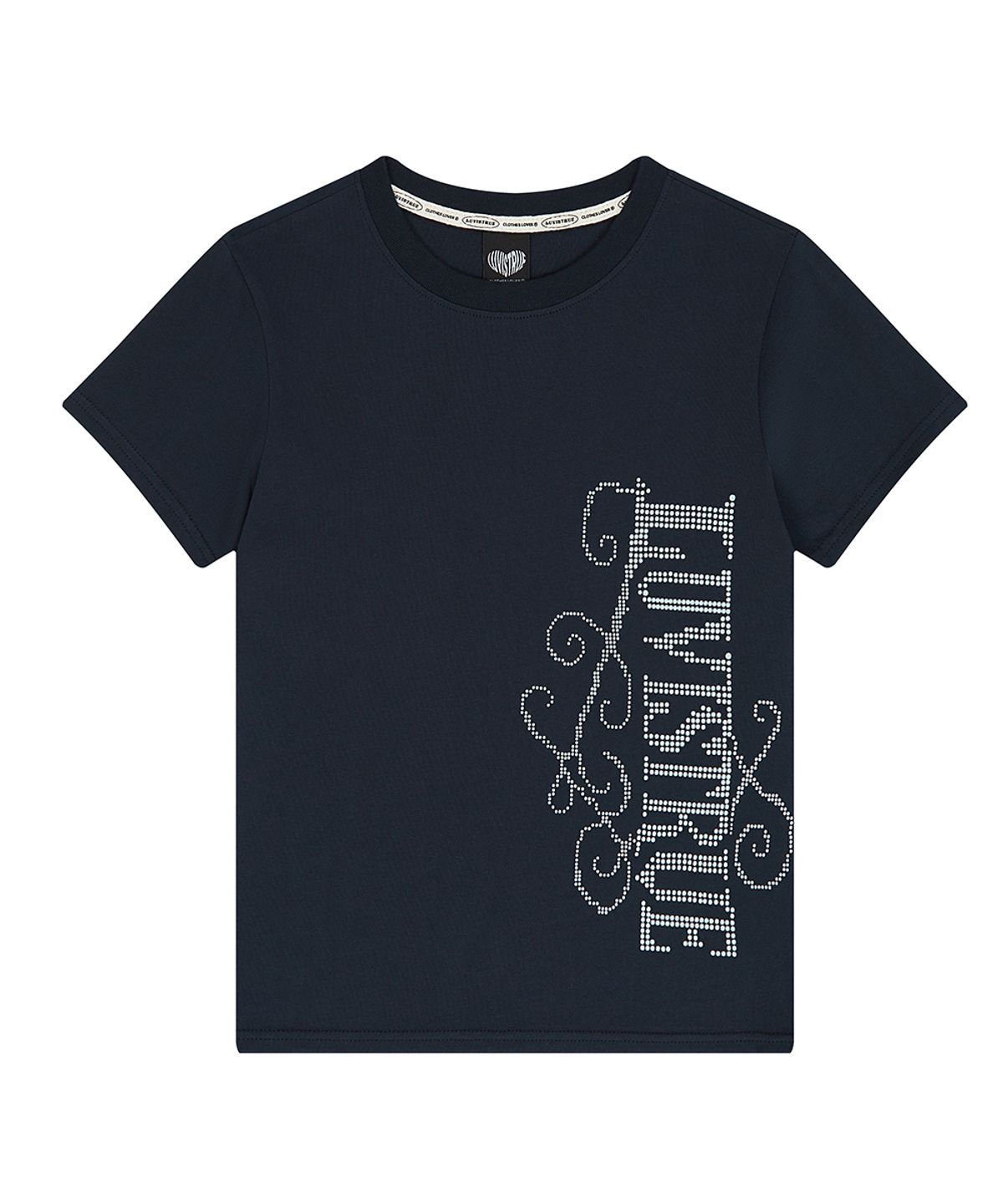 러브이즈트루(LUVISTRUE) EL LUVISTRUE LOGO TEE(NAVY)
