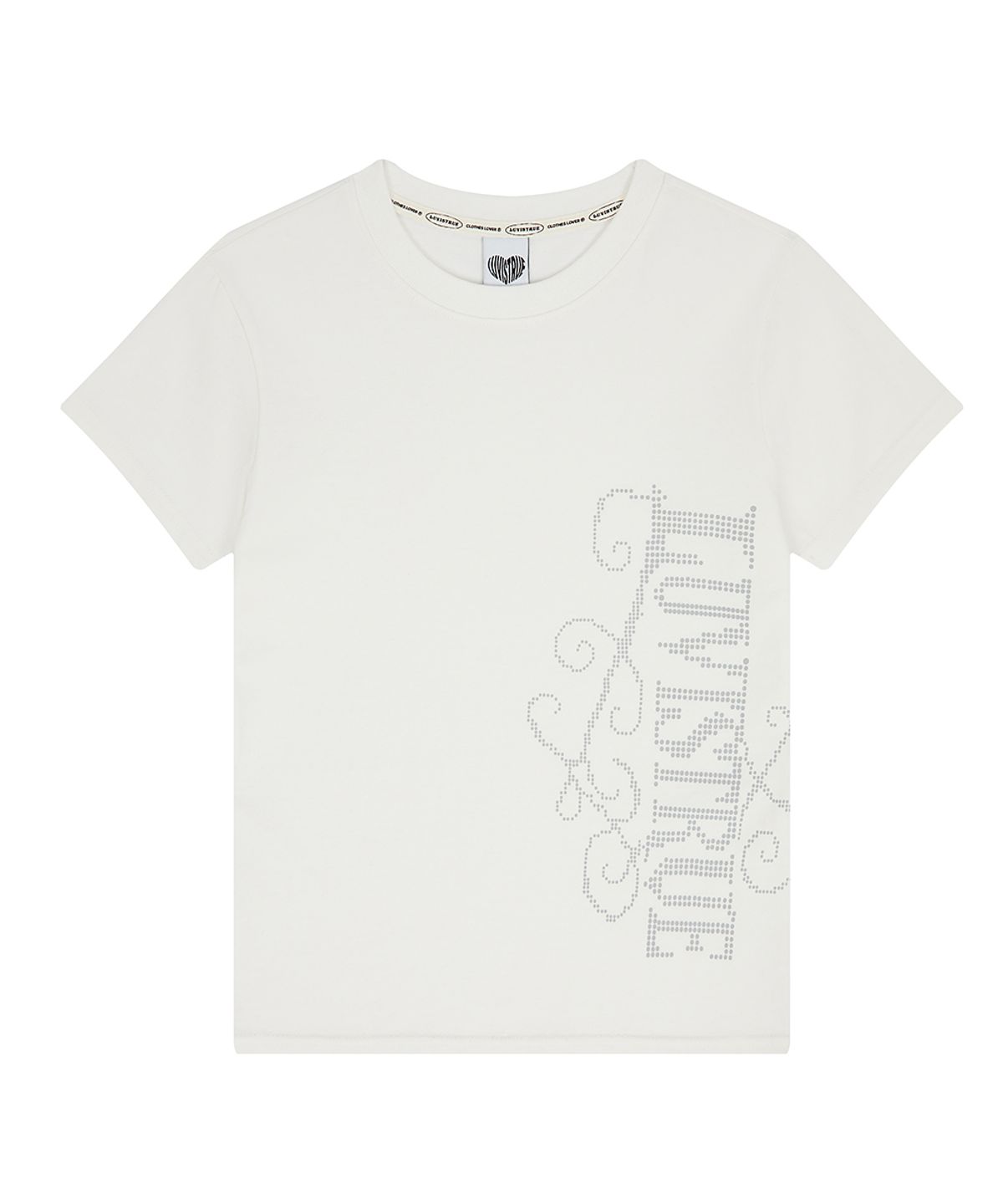 러브이즈트루(LUVISTRUE) EL LUVISTRUE LOGO TEE(WHITE)