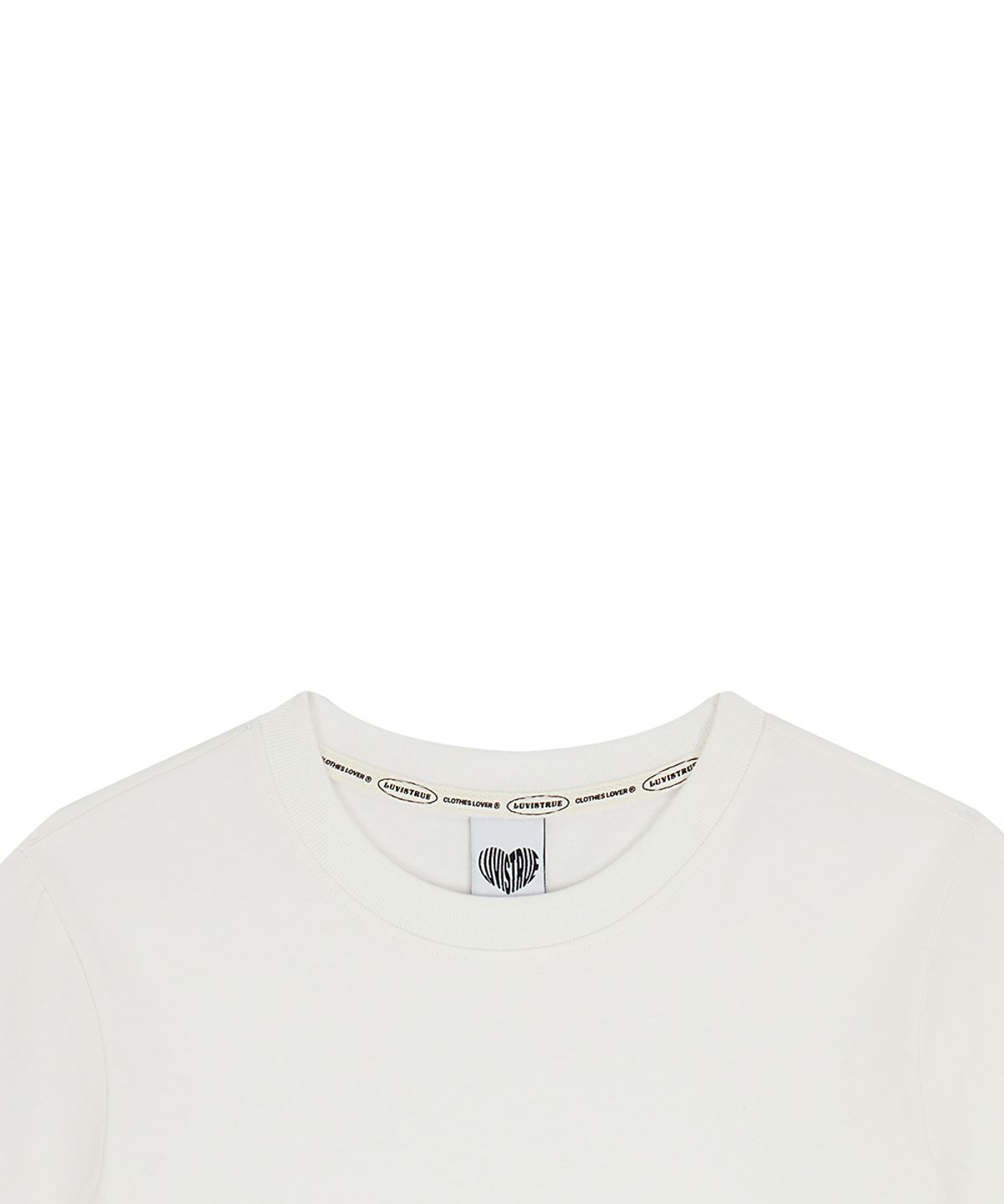 러브이즈트루(LUVISTRUE) EL LUVISTRUE LOGO TEE(WHITE)