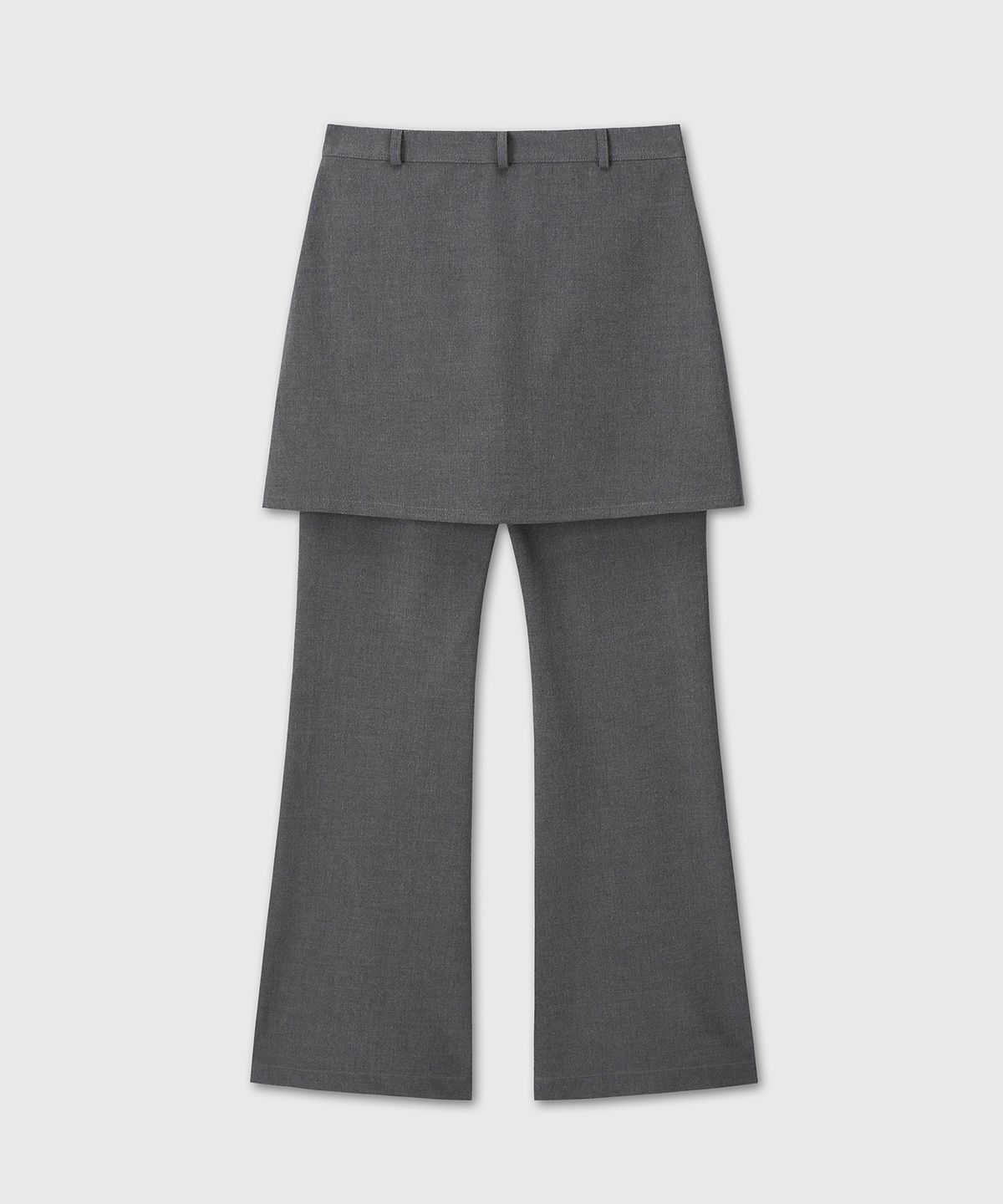 다이브인 우먼(DIVEIN WOMEN) 2WAY BUTTON DETAIL SKIRT PANTS (GRAY)