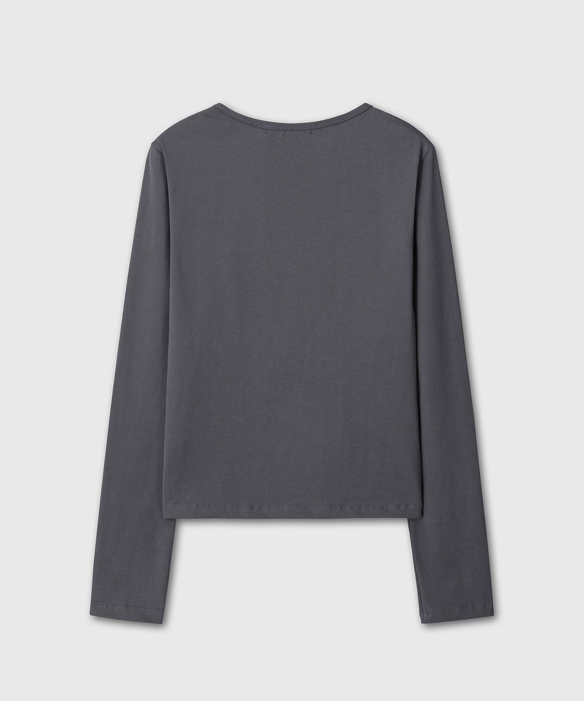 다이브인 우먼(DIVEIN WOMEN) UNIFORM SLIM LONG SLEEVE (CHARCOAL)