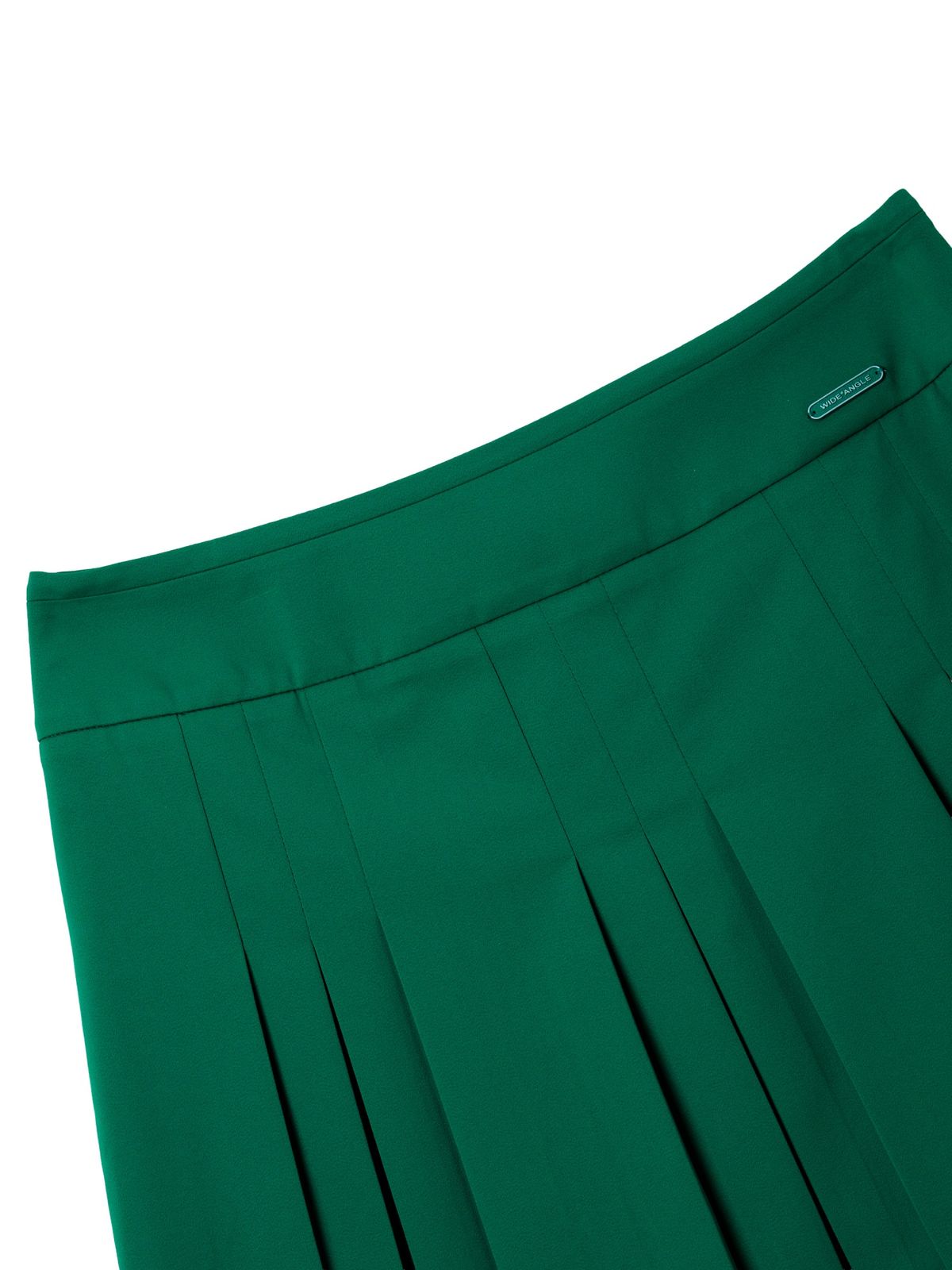 와이드앵글(WIDEANGLE) CO 아트웍포인트 베이직 플리츠 L_Green
