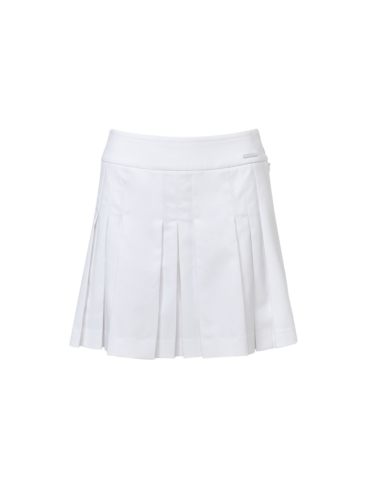 와이드앵글(WIDEANGLE) CO 아트웍포인트 베이직 플리츠 L_White