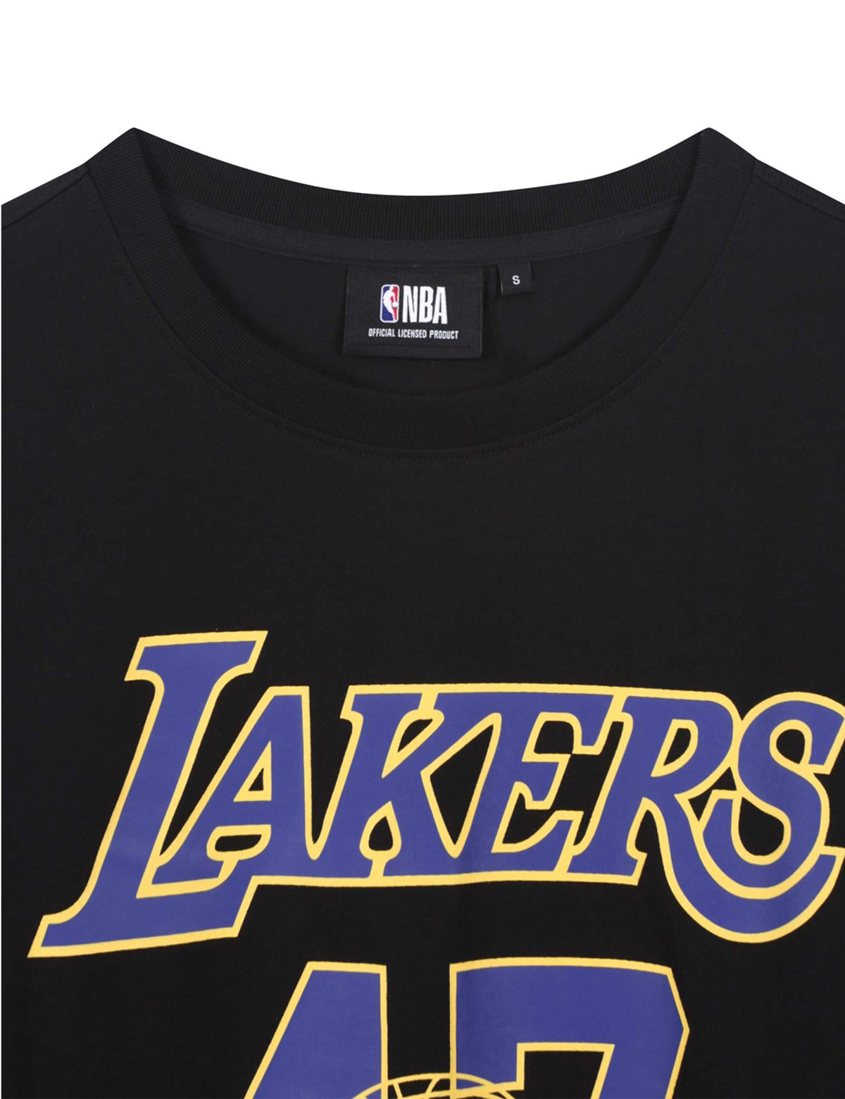 엔비에이(NBA) 팀 넘버링 반팔 티셔츠 블랙