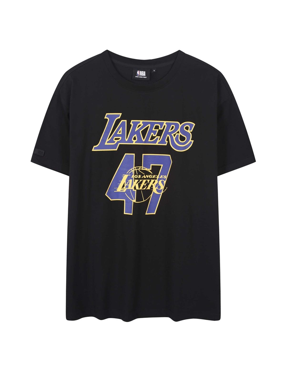 엔비에이(NBA) 팀 넘버링 반팔 티셔츠 블랙