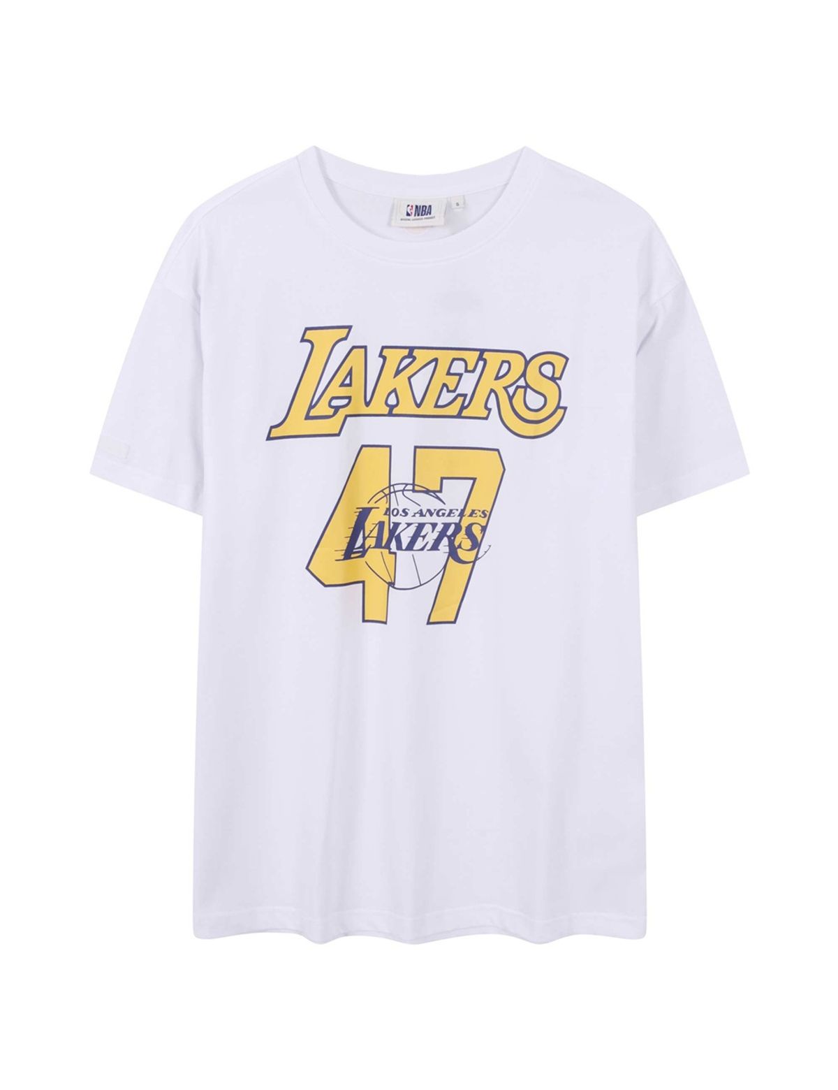 엔비에이(NBA) 팀 넘버링 반팔 티셔츠 화이트