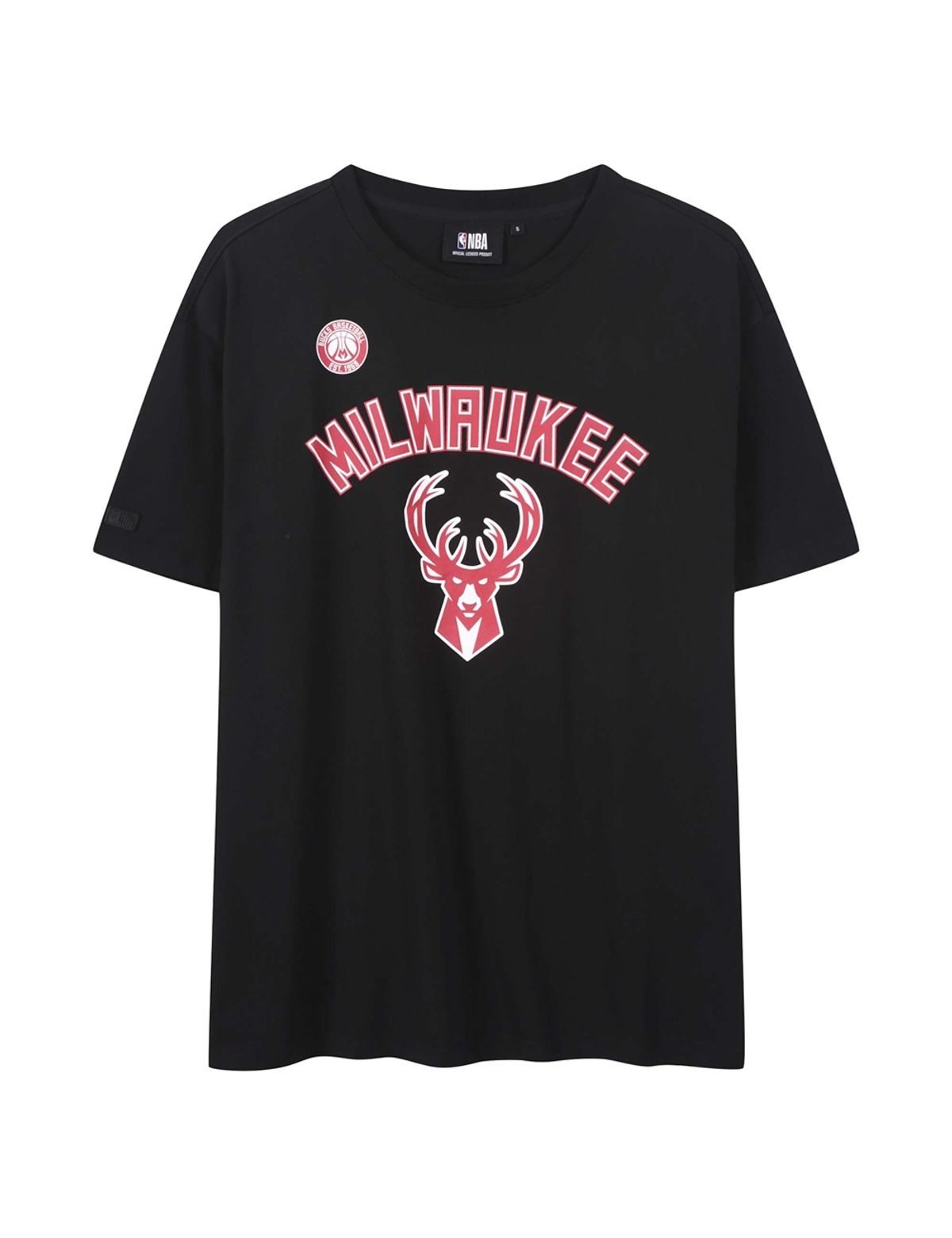 엔비에이(NBA) 팀 빅 로고 반팔티셔츠 블랙