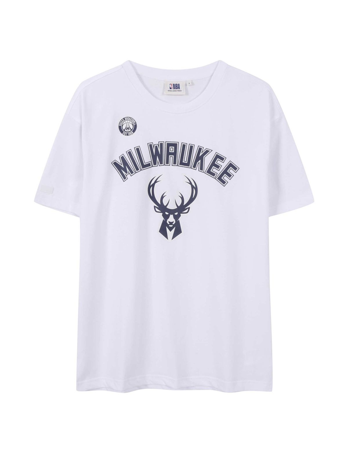엔비에이(NBA) 팀 빅 로고 반팔티셔츠 화이트