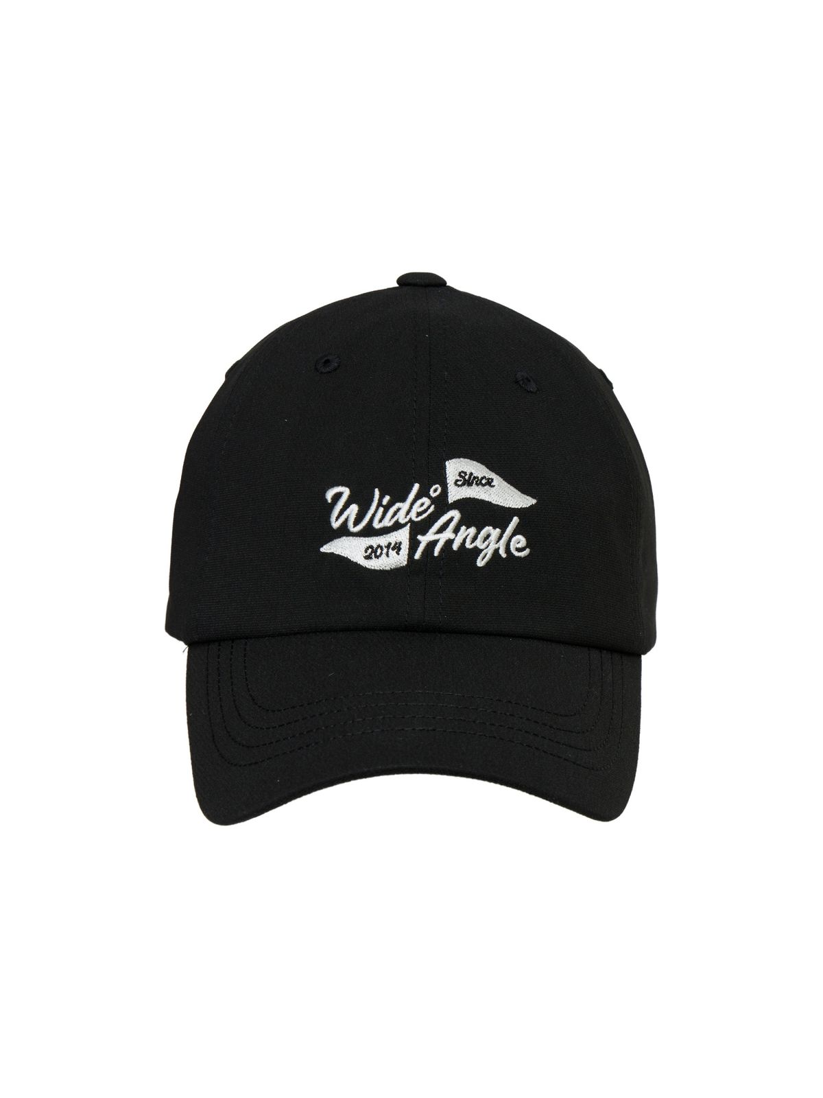 와이드앵글(WIDEANGLE) CO 혼디어 캐주얼 볼캡(2size)_Black