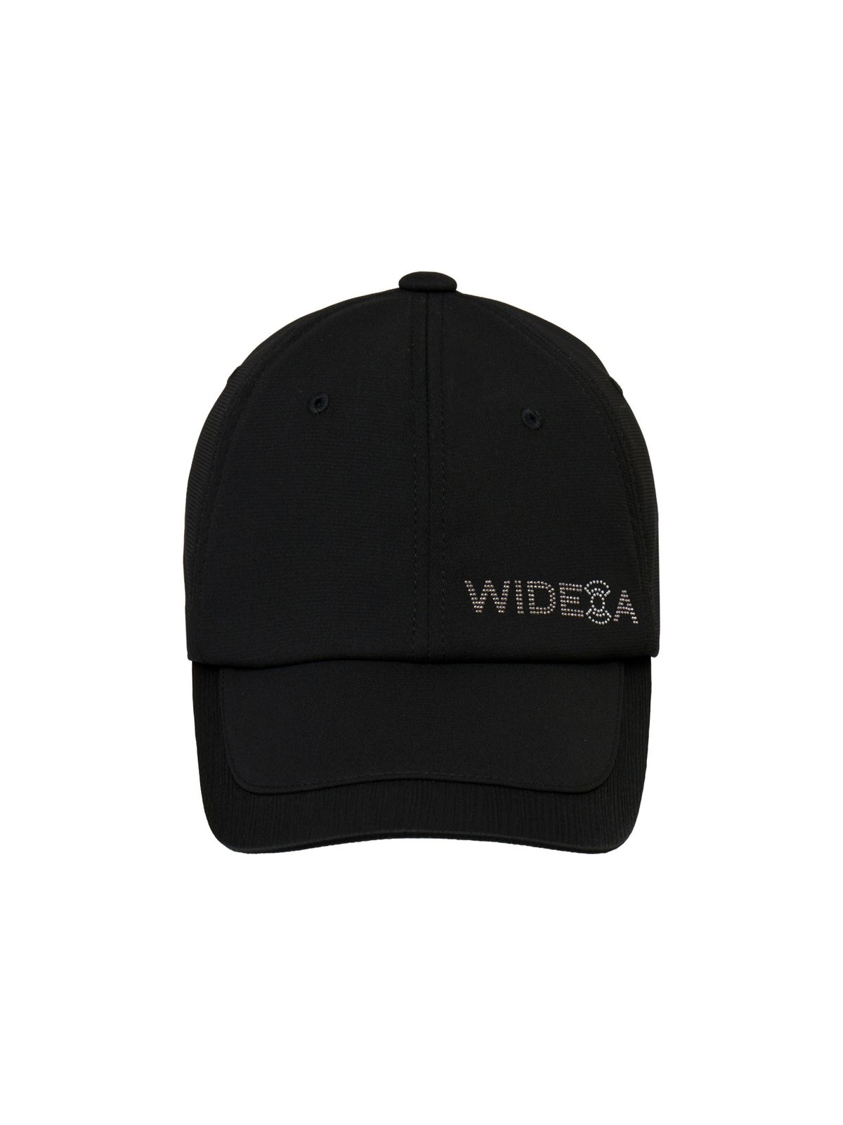 와이드앵글(WIDEANGLE) CO 셔링 리본 볼캡_Black