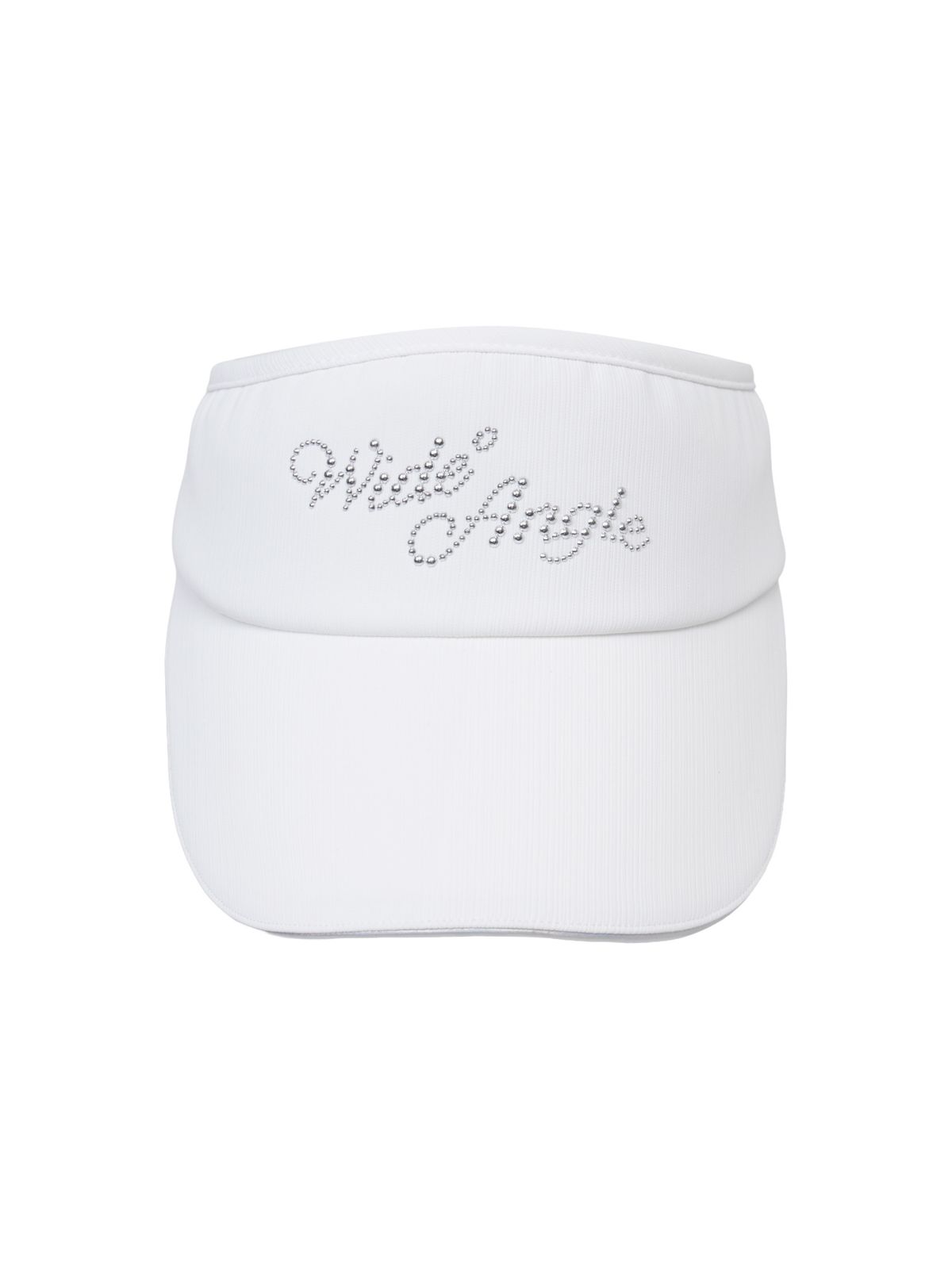 와이드앵글(WIDEANGLE) CO 글림 리본 바이저_White
