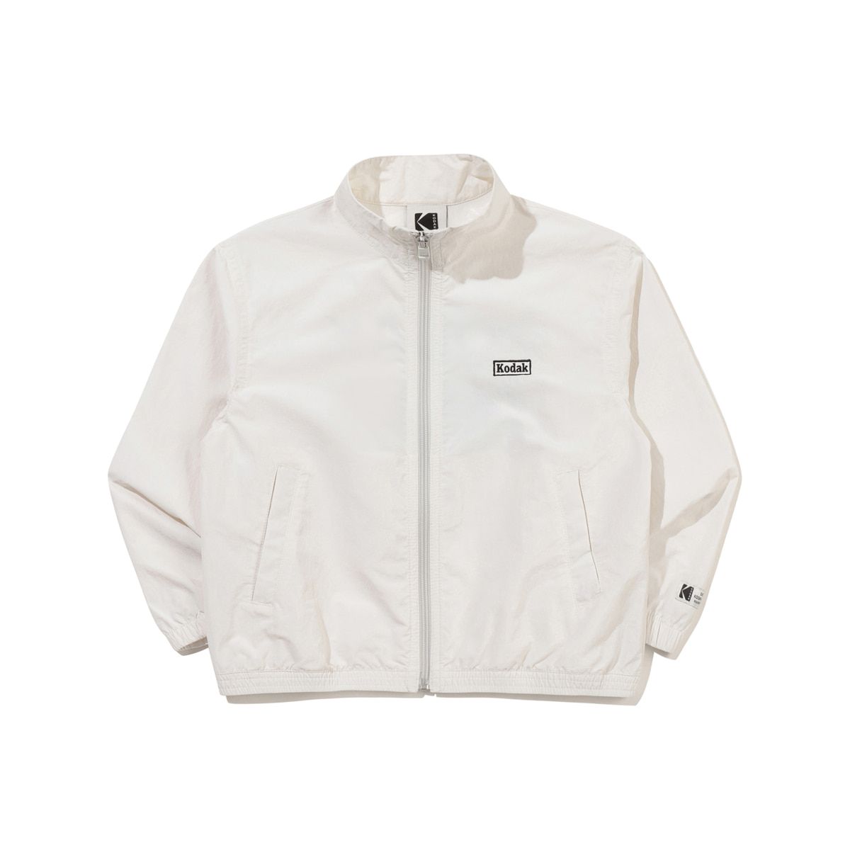 코닥 키즈(KODAK KIDS) 에센셜 빅로고 스탠넥 자켓 키즈 IVORY