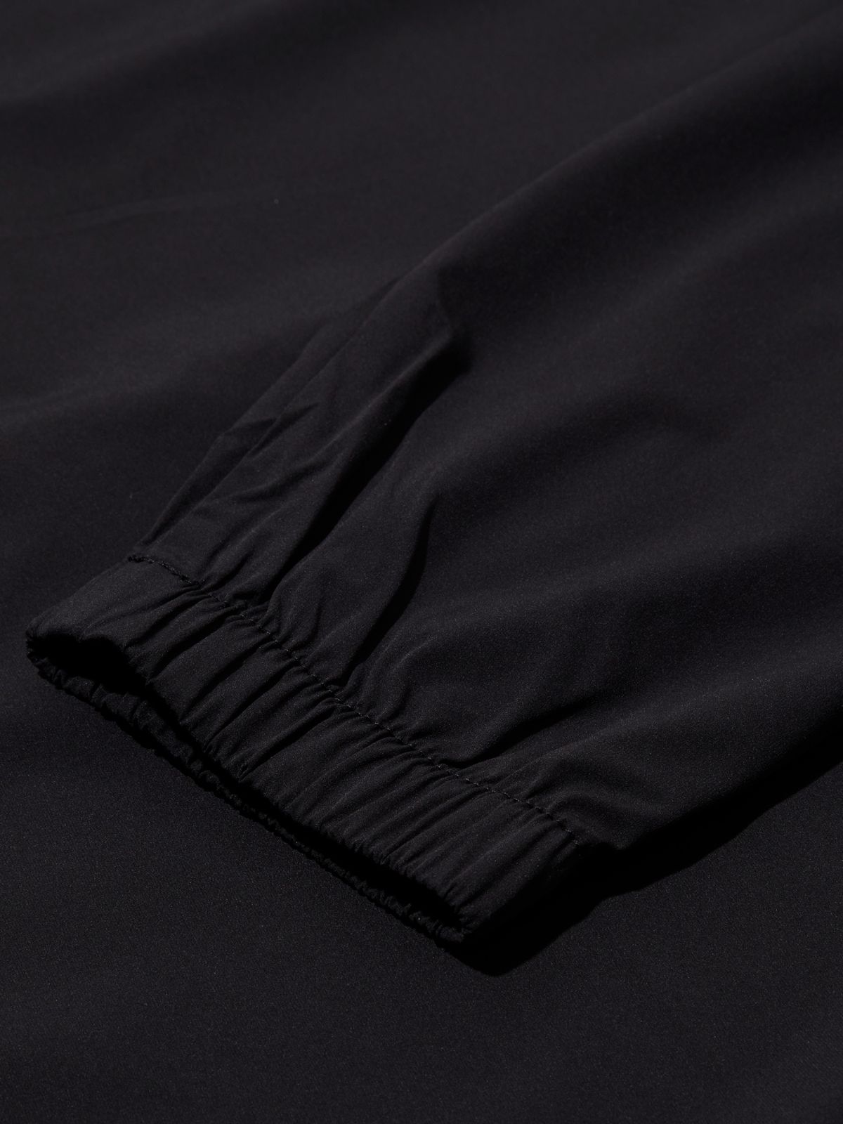 와이드앵글(WIDEANGLE) CO 루즈핏 우븐 라운드 풀오버 M_Black