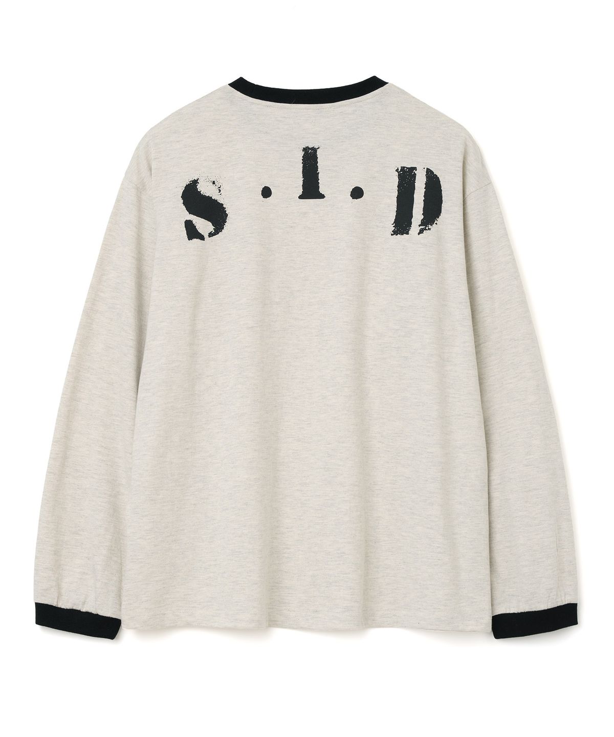 밀로 아카이브(MILLO ARCHIVE) S.I.D 링거 롱 슬리브 티셔츠 [오트밀]
