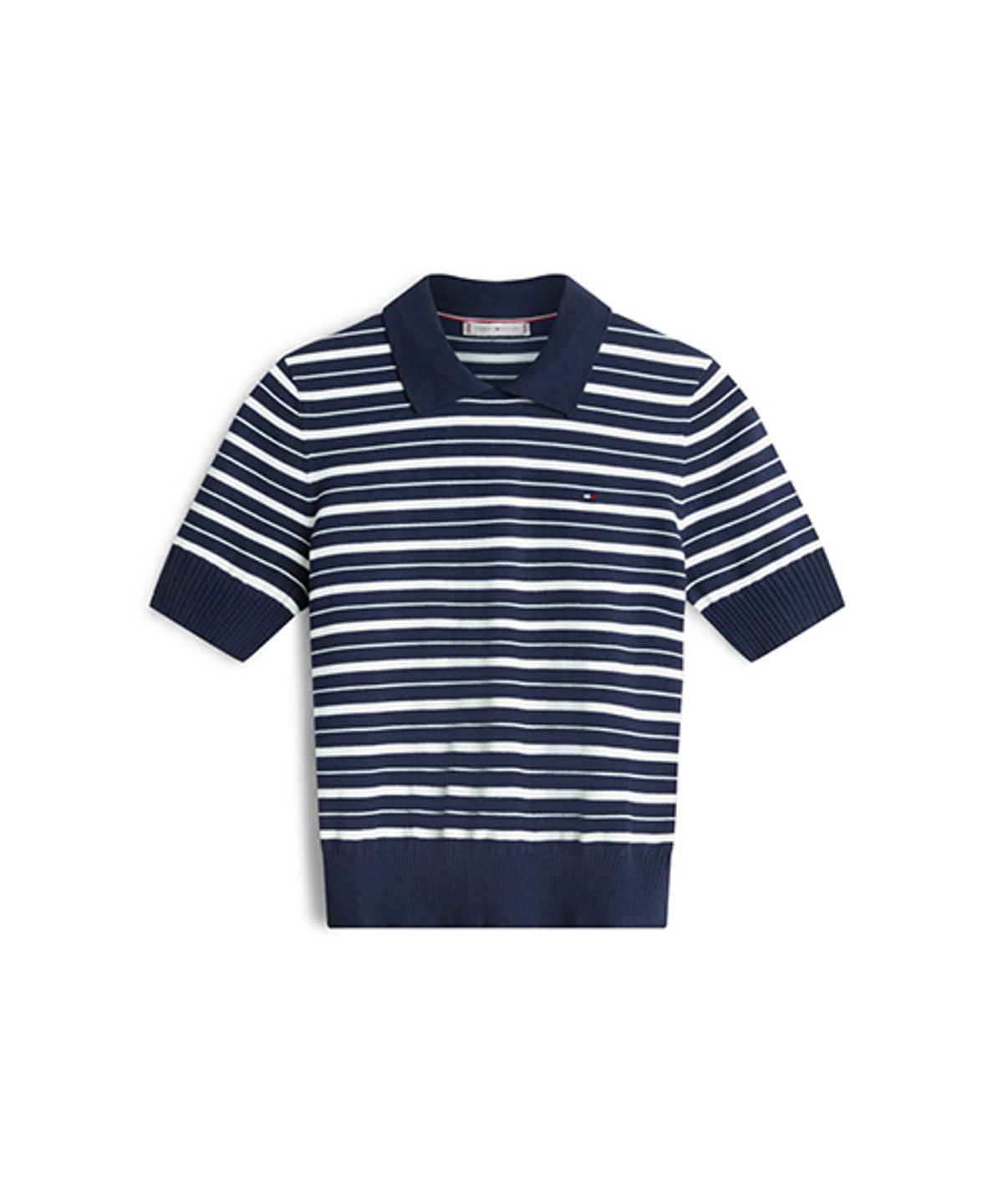 타미힐피거(TOMMY HILFIGER) 코튼 저지 폴로 스웨터 (T22G1KTO050WT10A6)