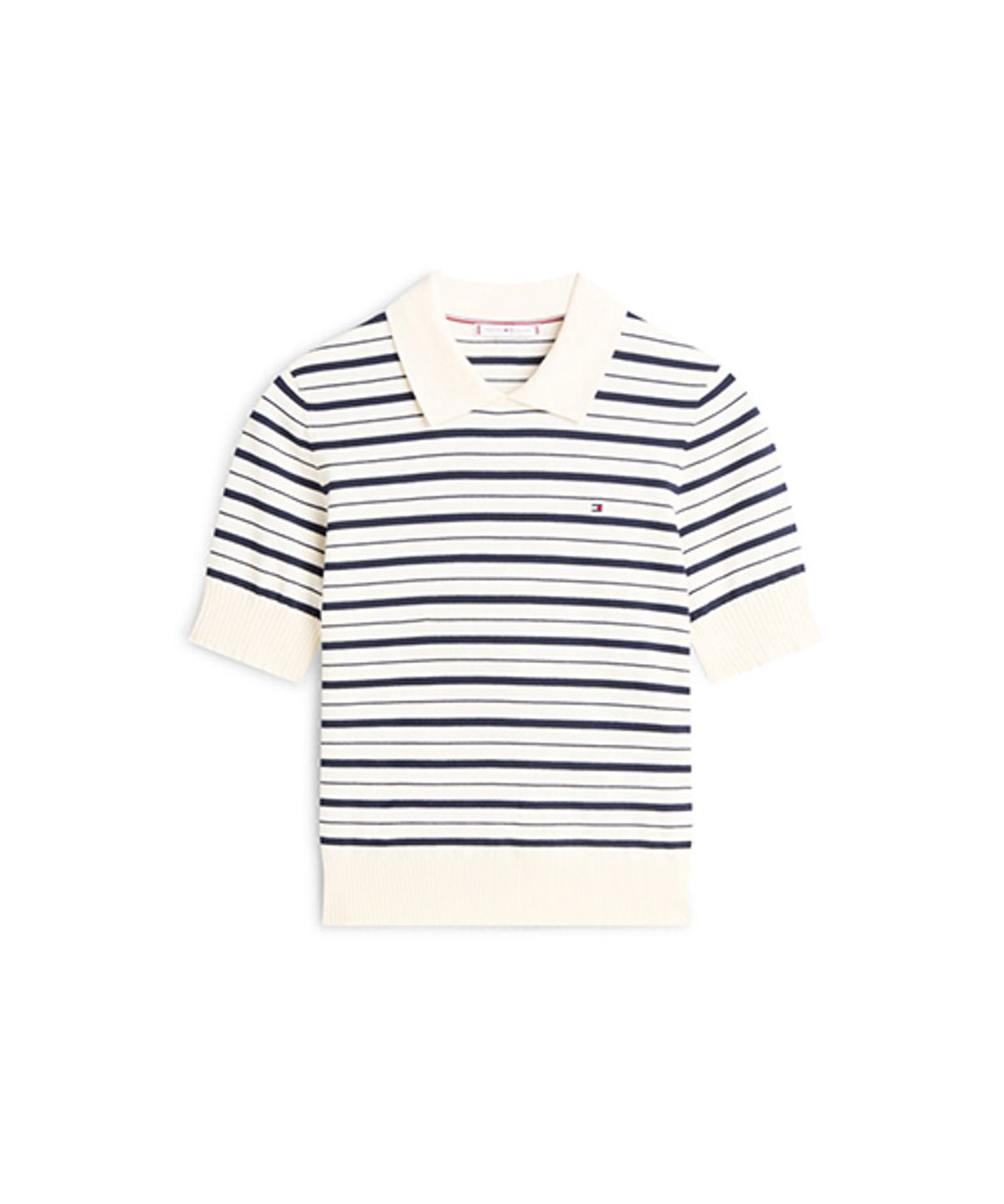 타미힐피거(TOMMY HILFIGER) 코튼 저지 폴로 스웨터 (T22G1KTO050WT10AR)