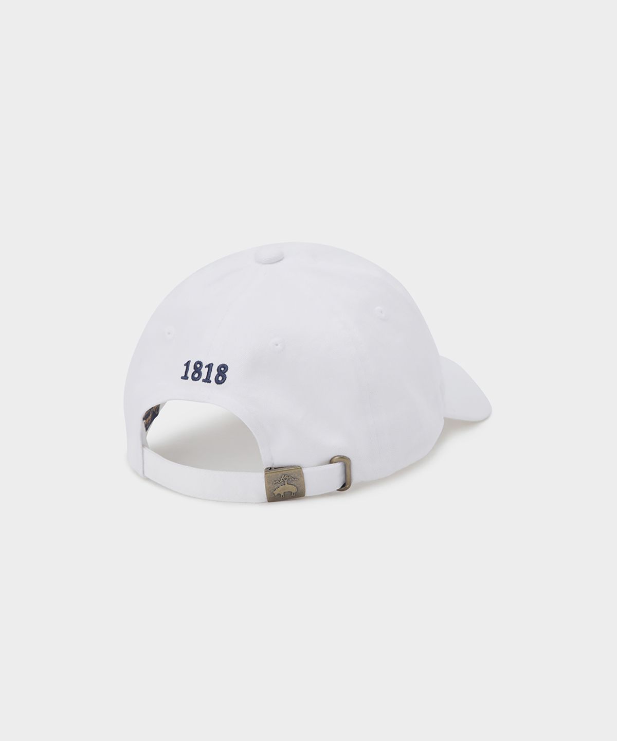 브룩스 브라더스(BROOKS BROTHERS) [남여공용] 코튼 로고 베이스볼 캡 (화이트) (BBACMM1500AEF)