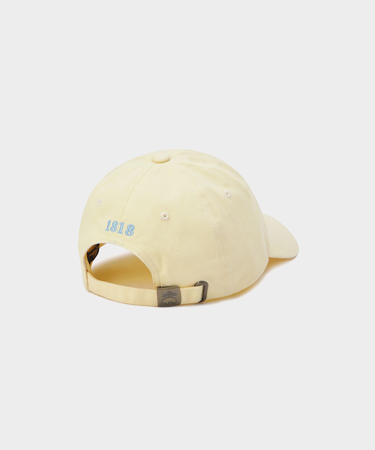 브룩스 브라더스(BROOKS BROTHERS) [남여공용] 코튼 로고 베이스볼 캡 (라이트옐로우) (BBACMM9906GEF)
