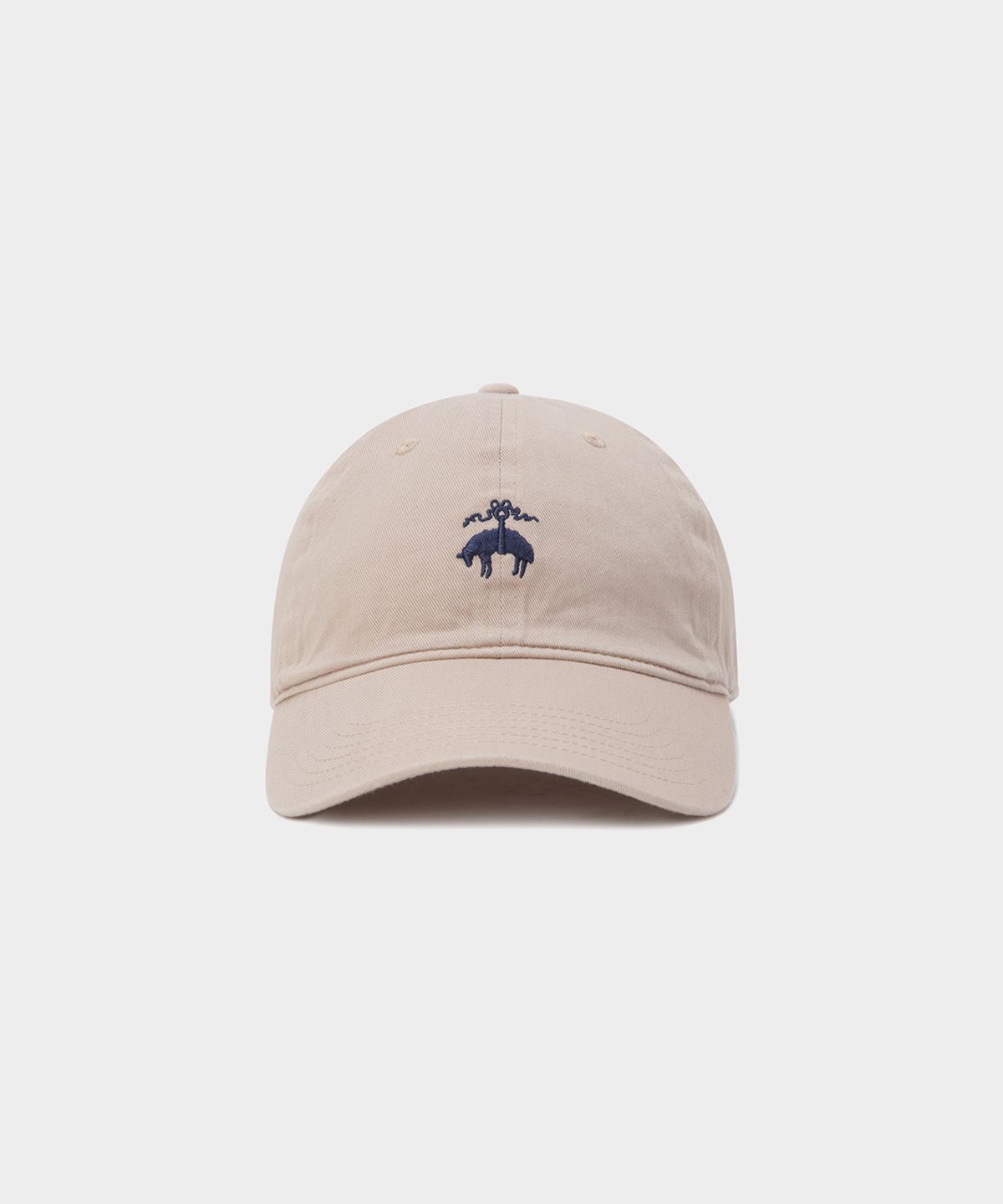 브룩스 브라더스(BROOKS BROTHERS) [남여공용] 코튼 로고 베이스볼 캡 (브라운) (BBACMM14994EF)