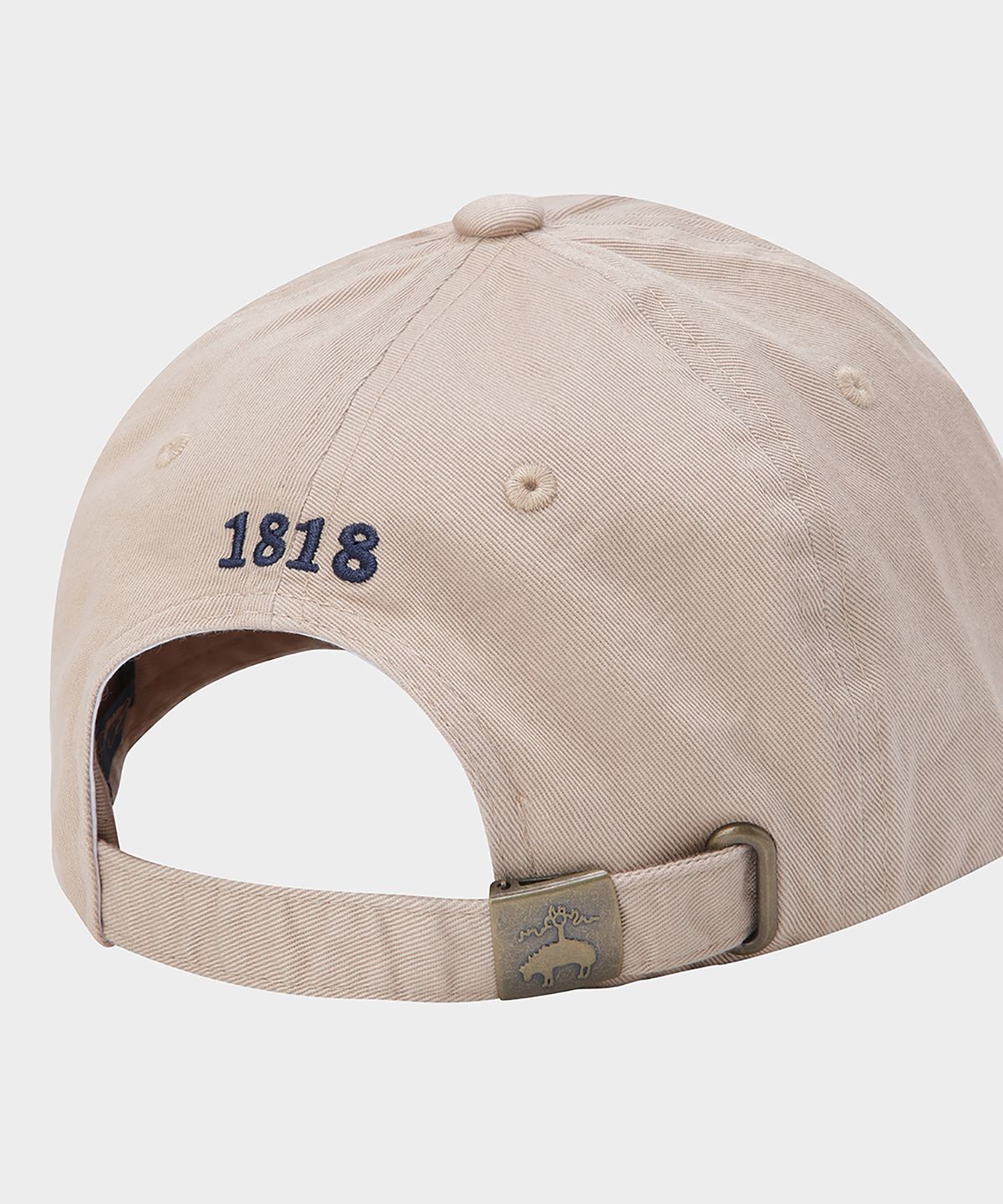 브룩스 브라더스(BROOKS BROTHERS) [남여공용] 코튼 로고 베이스볼 캡 (브라운) (BBACMM14994EF)
