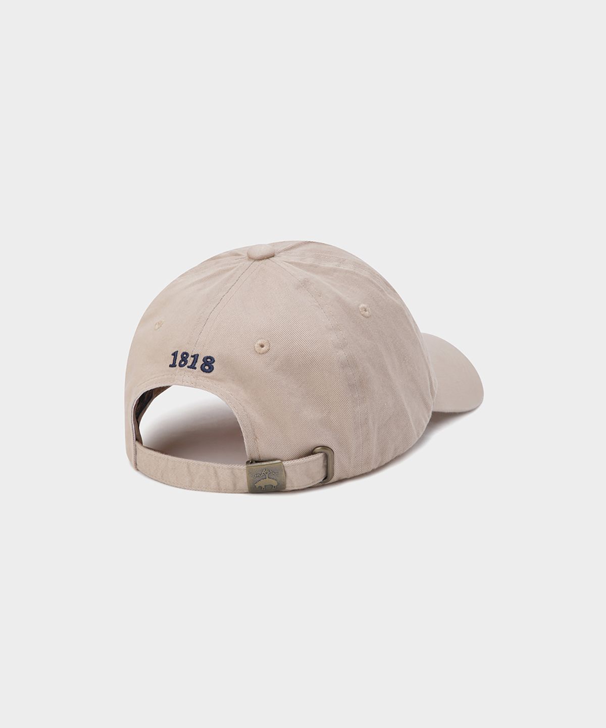 브룩스 브라더스(BROOKS BROTHERS) [남여공용] 코튼 로고 베이스볼 캡 (브라운) (BBACMM14994EF)