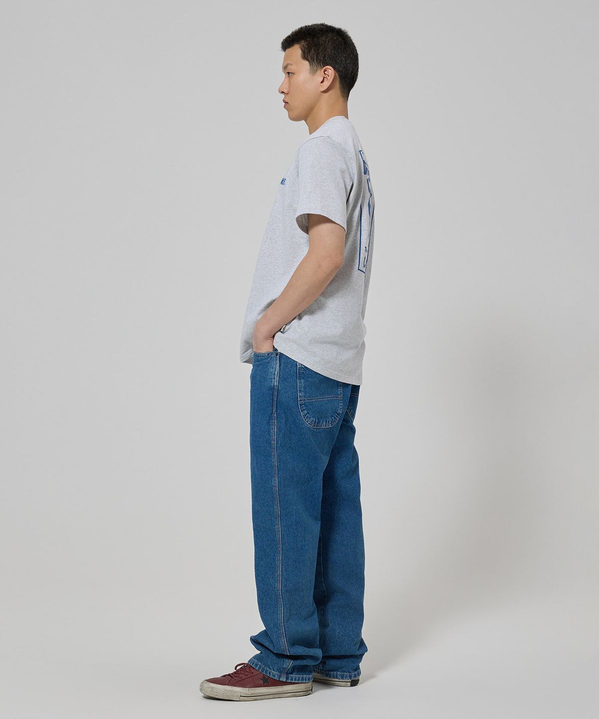 디키즈(DICKIES) 954 릴렉스드 데님 팬츠 Classic Blue