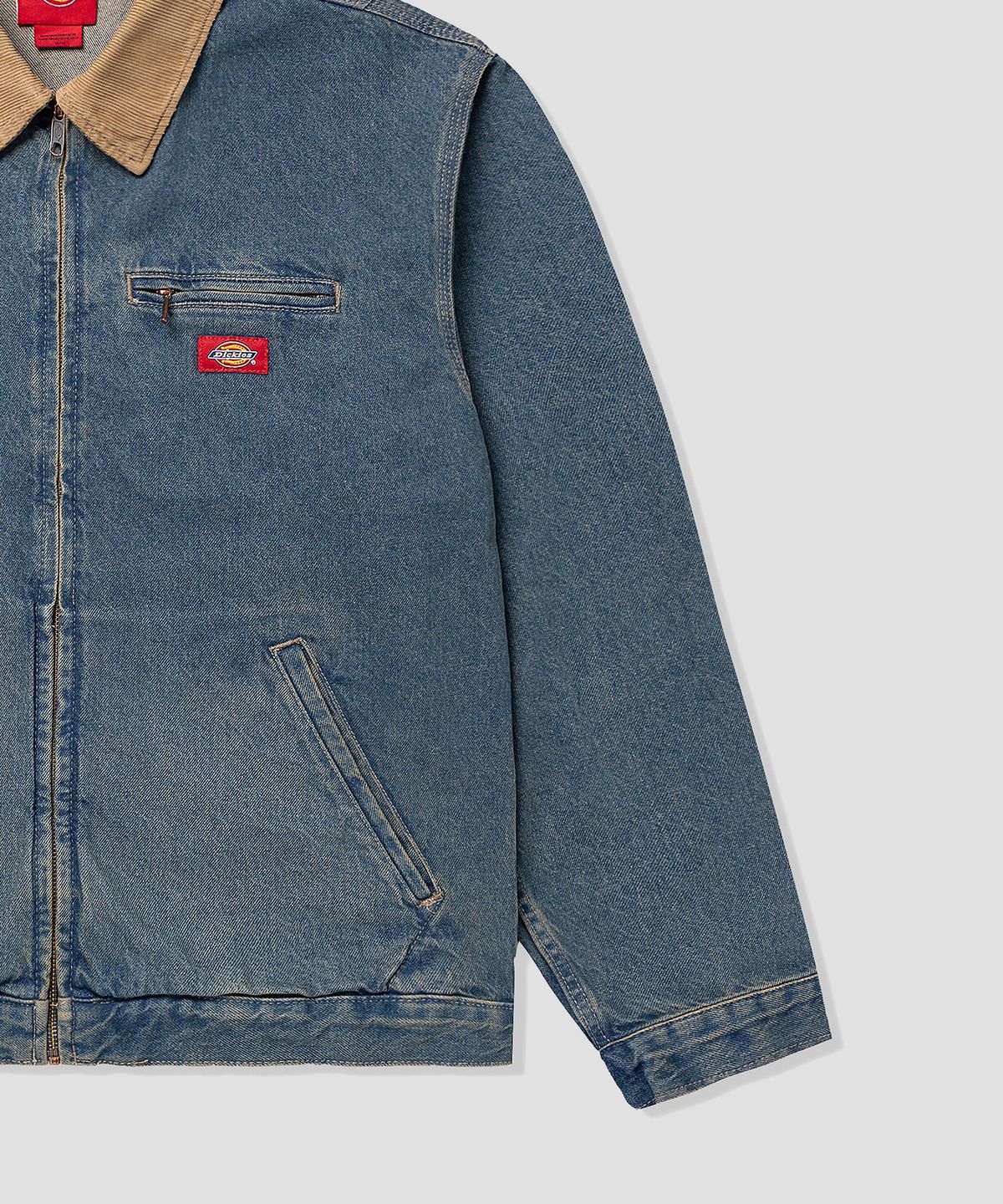 디키즈(DICKIES) 페인터 데님 재킷 Khaki Tinted Blue