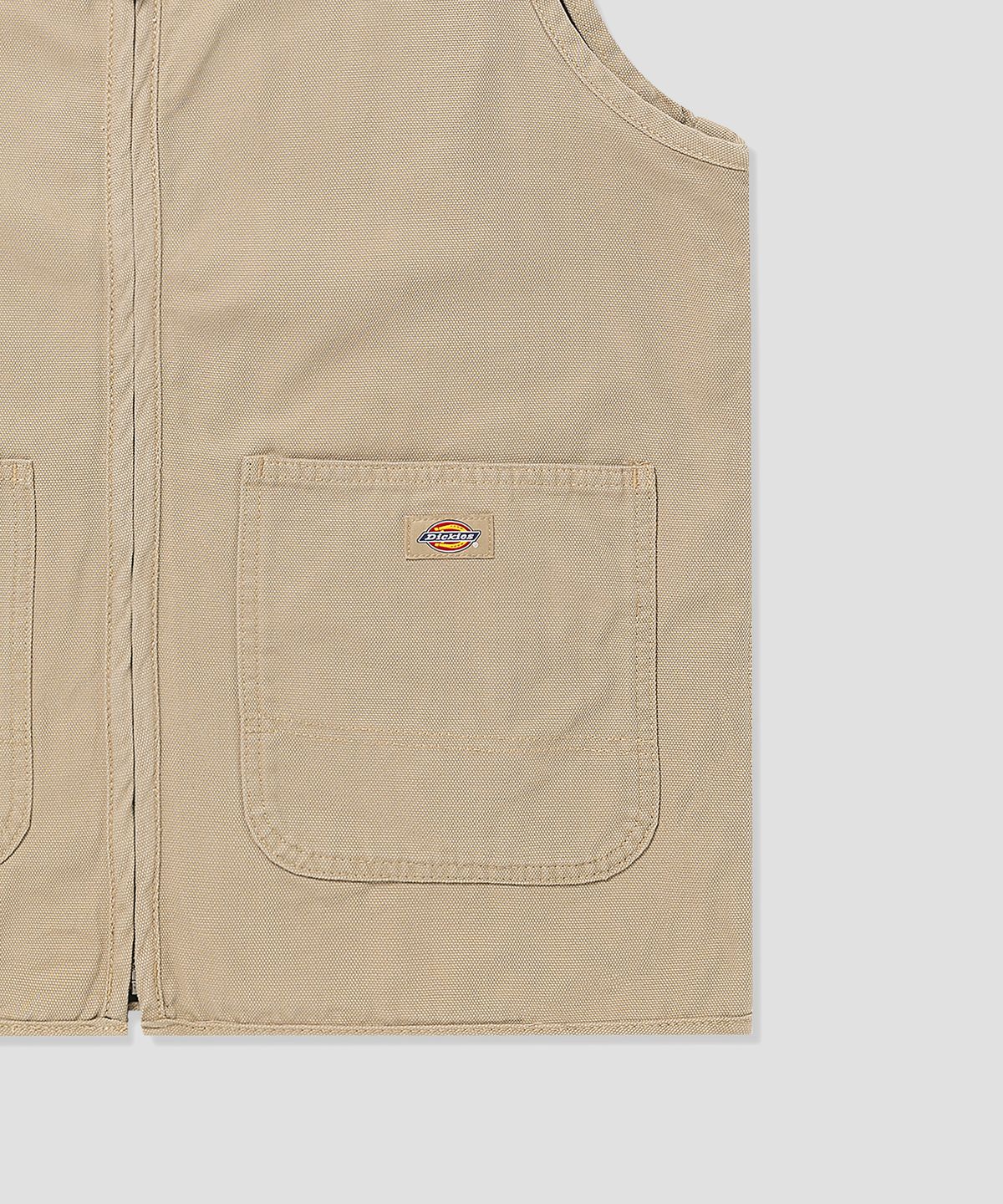 디키즈(DICKIES) 캔버스 썸머 베스트 Desert Sand