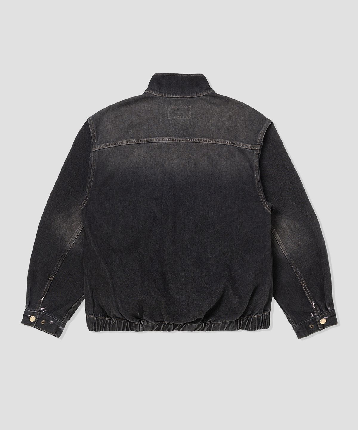 디키즈(DICKIES) 오버핏 더티 워시드 데님 재킷 Black