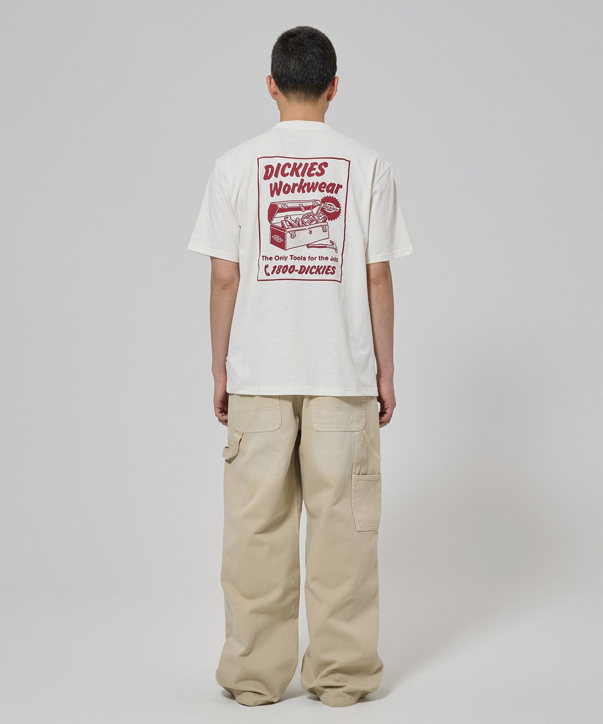 디키즈(DICKIES) 빅 대디 카펜터 데님 팬츠 Eucalyptus
