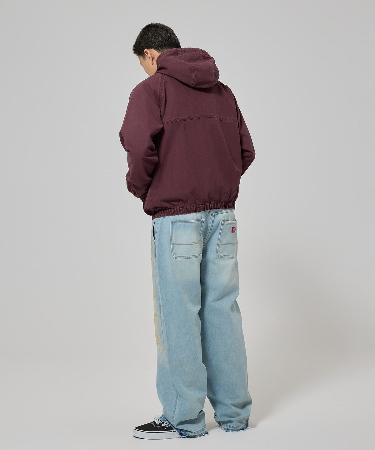 디키즈(DICKIES) 코튼 캔버스 비치 재킷 Burgundy