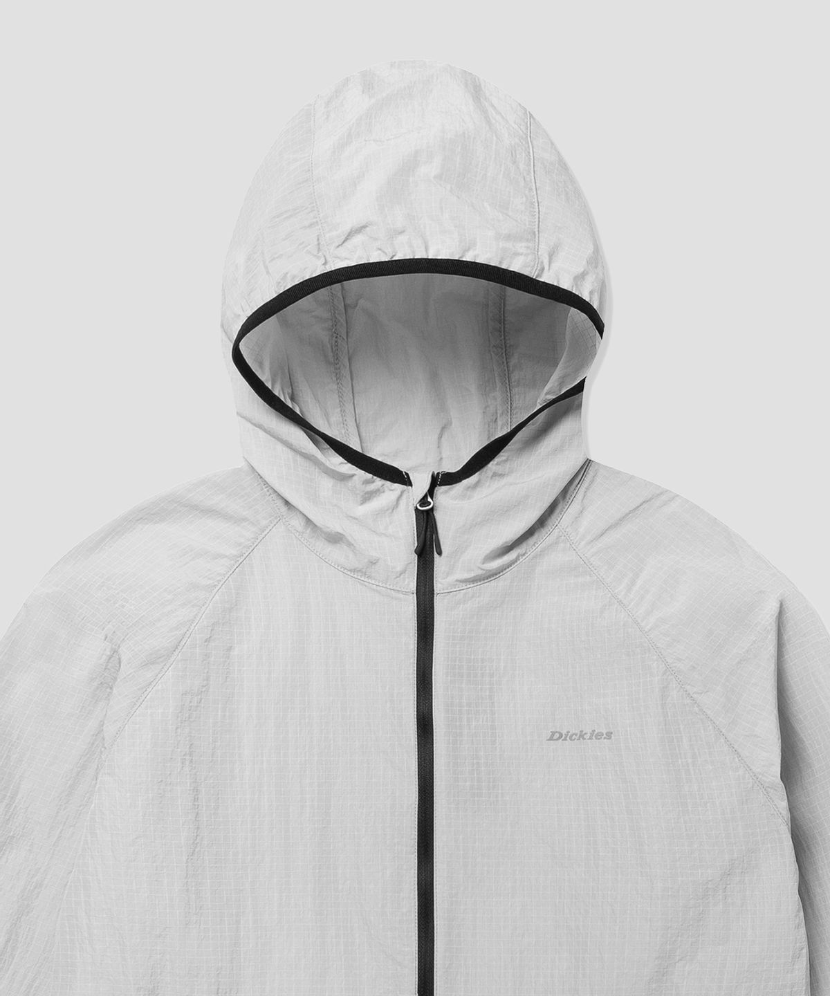 디키즈(DICKIES) 카도 립스탑 패커블 윈드브레이커 Light Gray