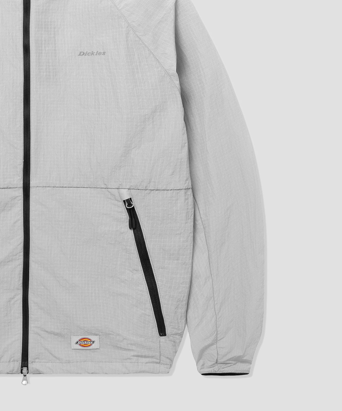 디키즈(DICKIES) 카도 립스탑 패커블 윈드브레이커 Light Gray