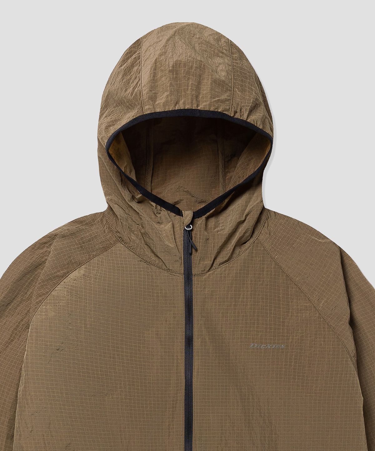 디키즈(DICKIES) 카도 립스탑 패커블 윈드브레이커 Brown