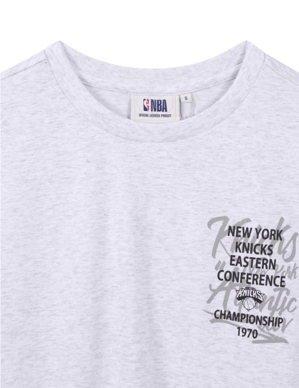 엔비에이(NBA) 스몰 레터링 반팔 티셔츠 아이스